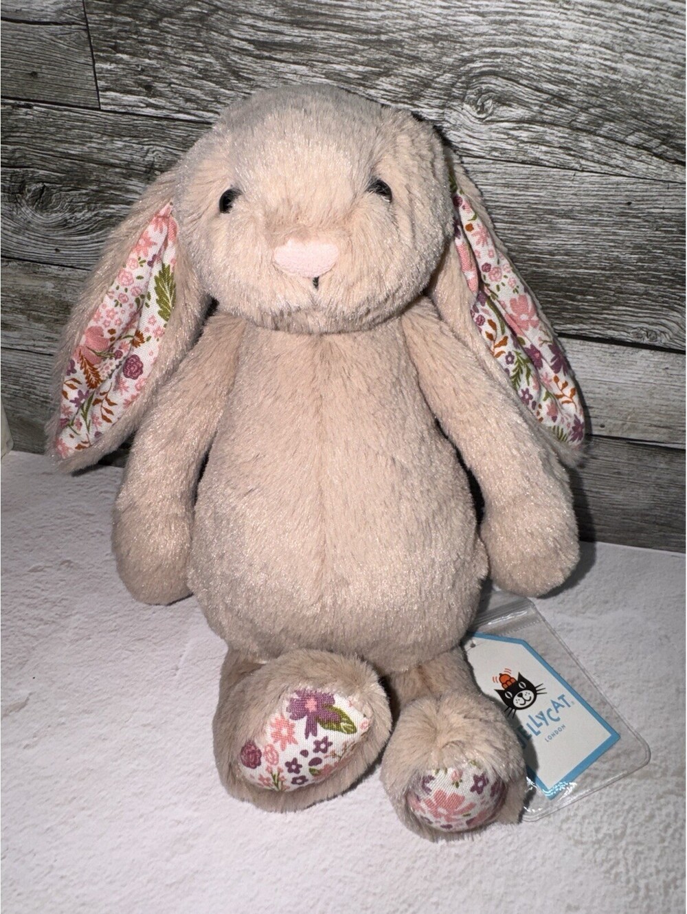 Jellycat NWT Blossom Beige Bunny “Petal” Little